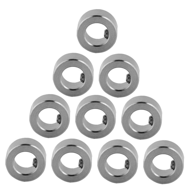 Stainless Steel Lock Nut Ring Collar 10Pcs For Printer Shaft Rustless Fastener - Image 1